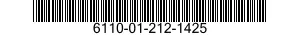 6110-01-212-1425  6110012121425 012121425