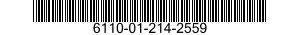 6110-01-214-2559  6110012142559 012142559