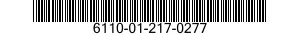 6110-01-217-0277  6110012170277 012170277