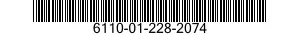 6110-01-228-2074  6110012282074 012282074