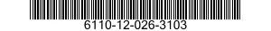 6110-12-026-3103  6110120263103 120263103