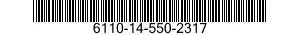 6110-14-550-2317 PANEL,POWER BUS,CIRCUIT BREAKER 6110145502317 145502317