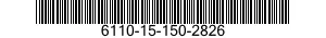 6110-15-150-2826 CONSOLE,POWER DISTRIBUTION 6110151502826 151502826