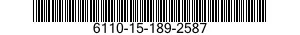 6110-15-189-2587 REGULATOR,VOLTAGE 6110151892587 151892587