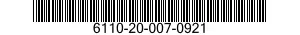 6110-20-007-0921 CONSOLE,POWER DISTRIBUTION 6110200070921 200070921