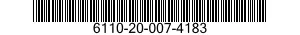 6110-20-007-4183 PANEL,POWER DISTRIBUTION 6110200074183 200074183