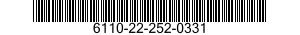 6110-22-252-0331  6110222520331 222520331