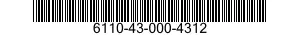 6110-43-000-4312 REGULATOR ASSEMBLY,VOLTAGE 6110430004312 430004312