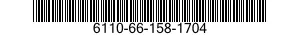 6110-66-158-1704 REGULATOR SET,VOLTAGE 6110661581704 661581704