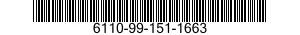 6110-99-151-1663  6110991511663 991511663