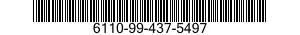 6110-99-437-5497  6110994375497 994375497