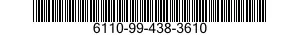 6110-99-438-3610  6110994383610 994383610