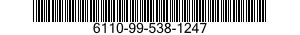 6110-99-538-1247  6110995381247 995381247