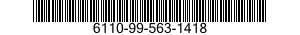 6110-99-563-1418  6110995631418 995631418