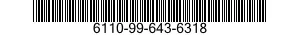 6110-99-643-6318  6110996436318 996436318