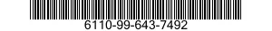 6110-99-643-7492  6110996437492 996437492