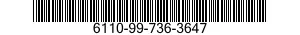 6110-99-736-3647  6110997363647 997363647