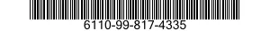 6110-99-817-4335  6110998174335 998174335