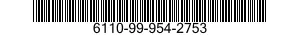 6110-99-954-2753  6110999542753 999542753