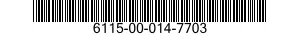 6115-00-014-7703  6115000147703 000147703