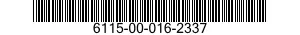 6115-00-016-2337  6115000162337 000162337