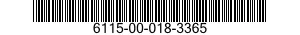6115-00-018-3365  6115000183365 000183365