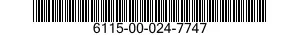 6115-00-024-7747  6115000247747 000247747
