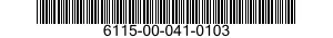 6115-00-041-0103  6115000410103 000410103