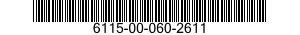6115-00-060-2611 GENERATOR,ALTERNATING CURRENT 6115000602611 000602611