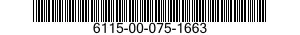 6115-00-075-1663  6115000751663 000751663