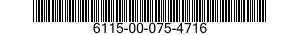 6115-00-075-4716  6115000754716 000754716