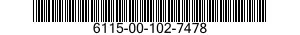 6115-00-102-7478  6115001027478 001027478