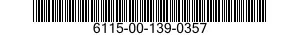 6115-00-139-0357  6115001390357 001390357