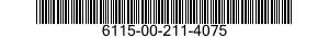 6115-00-211-4075  6115002114075 002114075