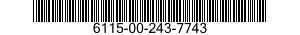6115-00-243-7743  6115002437743 002437743