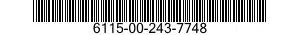 6115-00-243-7748  6115002437748 002437748