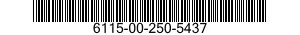 6115-00-250-5437 GENERATOR,DIRECT CURRENT 6115002505437 002505437