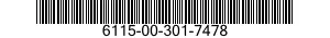 6115-00-301-7478  6115003017478 003017478