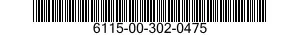 6115-00-302-0475  6115003020475 003020475