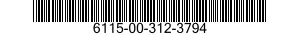 6115-00-312-3794  6115003123794 003123794