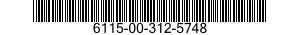 6115-00-312-5748  6115003125748 003125748