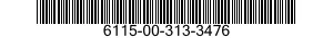 6115-00-313-3476  6115003133476 003133476