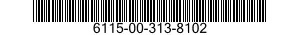 6115-00-313-8102 GENERATOR,ALTERNATING CURRENT 6115003138102 003138102