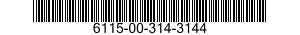6115-00-314-3144  6115003143144 003143144