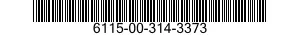6115-00-314-3373 GENERATOR,DIRECT CURRENT 6115003143373 003143373