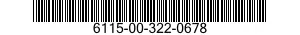 6115-00-322-0678 ARMATURE,GENERATOR 6115003220678 003220678
