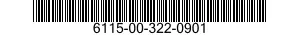 6115-00-322-0901  6115003220901 003220901