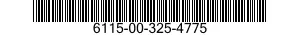 6115-00-325-4775  6115003254775 003254775