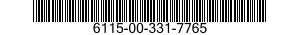 6115-00-331-7765  6115003317765 003317765