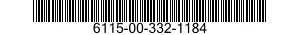 6115-00-332-1184  6115003321184 003321184